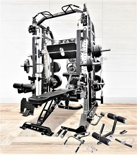 MiM USA Hercules 1001 Commercial Smith Machine and Functional Trainer Black