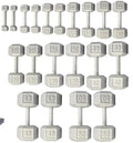 York Barbell Cast Iron Hex Dumbbells 5-50 lb.