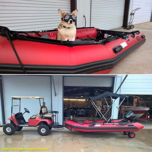 Seamax Ocean430T Commercial Grade Inflatable Boat 14ft Red