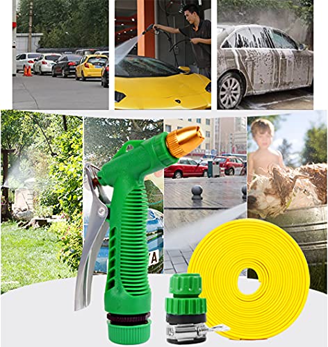C/H Garden Hose Pipe 100m - Lightweight, Durable & Flexible with Bonus Spray Gun and Hose Connector Fittings