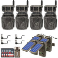 Stealth Cam Revolver 36MP 360-Degree Cellular Trail Camera Bundle with Power Panel, Holder, Card, and Reader (17 Items)