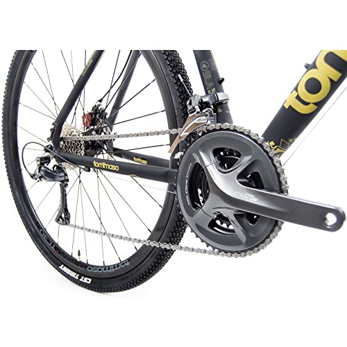 Tommaso Sterrata Sport Performance Gravel Bike Black/Gold 58cm