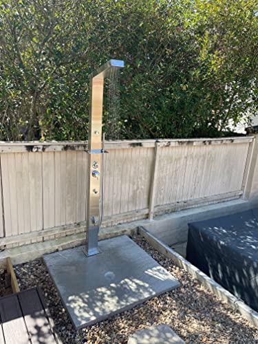 No Worries Products RENO 316 Marine Grade Stainless Steel Outdoor Shower Panel