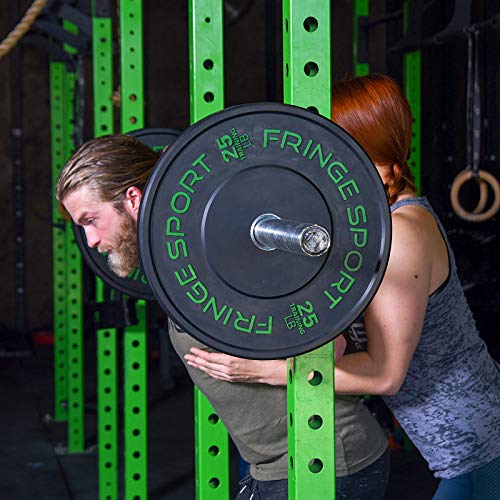 OneFitWonder Fringe Sport Contrast Bumper Plates Set 260 lbs