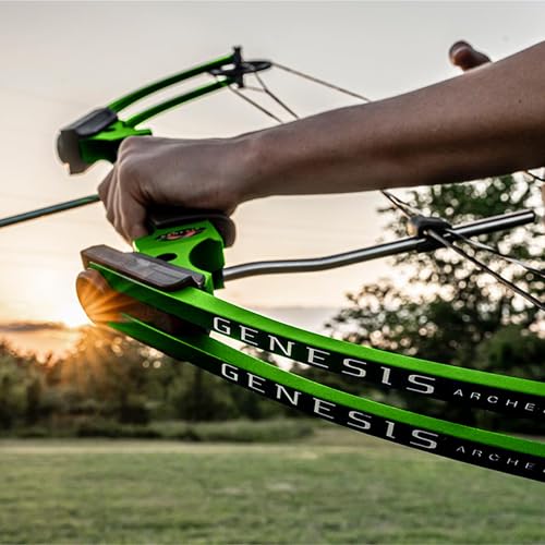 GENESIS Archery Original Adjustable Lightweight Right-Handed Compound Bow Green