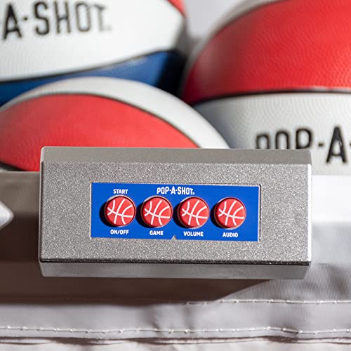 Pop-A-Shot Pro Dual Shot Arcade Basketball White