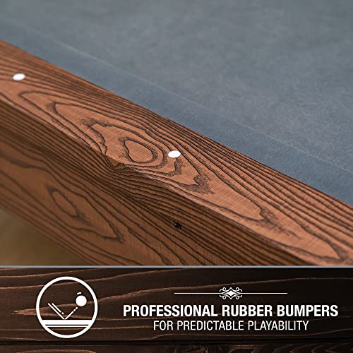 EastPoint Sports Dunhill 87-Inch Rustic Pool Table Multi-Color