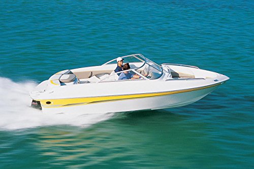 STOPBYUS 6.25oz Semi-Custom Boat Cover for Lund 1875 Crossover XS Sport 2014-2020 Customizable