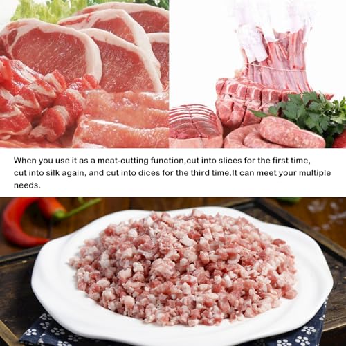 HayWHNKN Commercial Meat Grinder 880lbs/h Stainless Steel Silver
