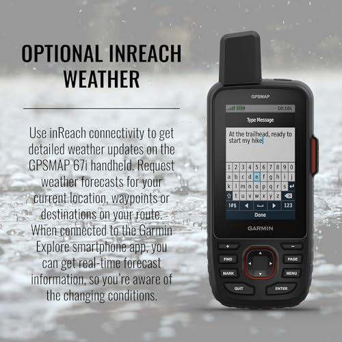 Garmin GPSMAP 67i Rugged Hiking GPS Black