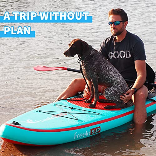 Freein Inflatable Stand Up Paddle Board Kayak SUP 10'/10'6”x31 x6 LightBlue