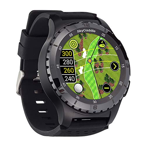 PlayBetter SkyCaddie LX5C Golf GPS Watch - Touchscreen Golf Range Finder Smartwatch w/Ceramic Bezel, 35K Courses & Digital Scorecard - SkyCaddie LX5C