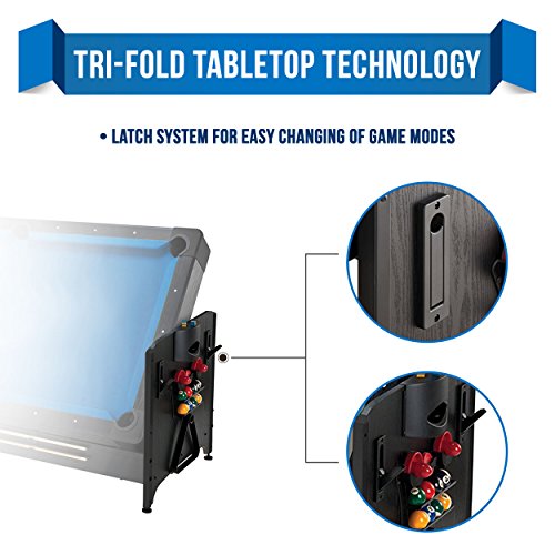 Fat Cat Original 3-in-1 Pockey Multi-Game Table Blue