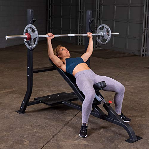 Body-Solid Pro Clubline SOIB250 Olympic Incline Bench Black