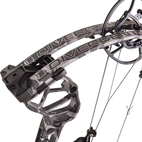 Bear Archery Divergent One Nation RH 60" Bow Black & White