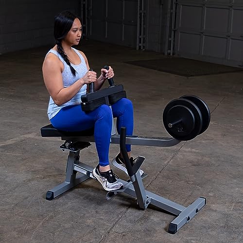 Body-Solid Seated Calf Raise Exercise Machine Silver