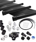 SunQuest Roof-Mounted Complete Pool Heater System with Bypass and Roof Kit