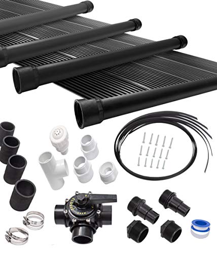 SunQuest Roof-Mounted Complete Pool Heater System with Bypass and Roof Kit