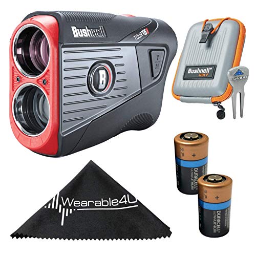 Wearable4U Bushnell Tour V5 Shift Patriot Pack Laser Golf Rangefinder +Extra Battery