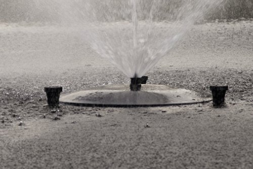 Fawn Lake Fountains 1HP Floating Pond and Lake Fountain Black