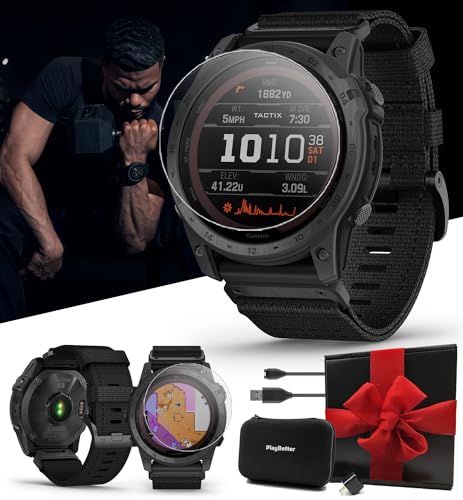 PlayBetter Garmin tactix 7 Pro Solar Ballistics Tactical GPS Watch Gift Box Bundle Pro Ballistics