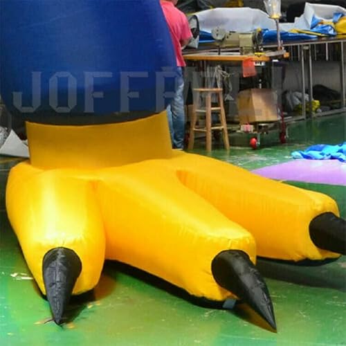 MAFLEN 20ft Giant Inflatable Eagle USA Cartoon Advertising Outdoor with Air Blower as Picture Show