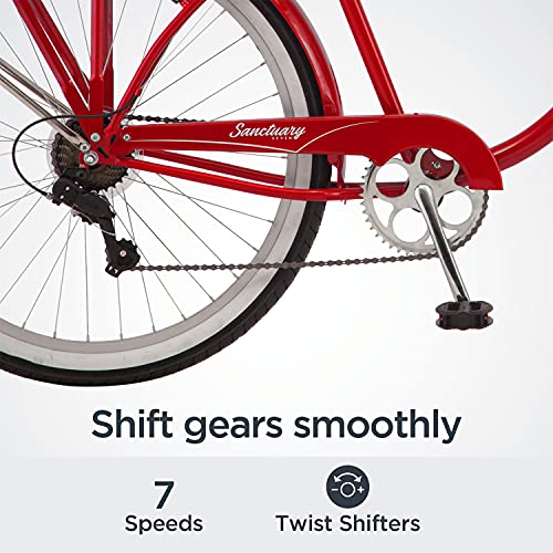 Schwinn Sanctuary 7 Cruiser Bike Red