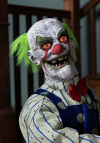 Seasonal Visions Clowns Tug of War Animated Prop Red