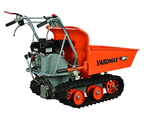 YARDMAX Track Barrow 660 lb Capacity Briggs CR950 6.5 hp 208cc Orange