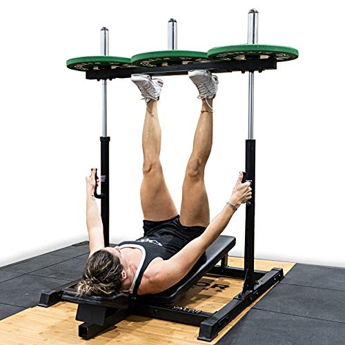 Valor Fitness Vertical Leg Press Hack Squat Machine Black/Silver