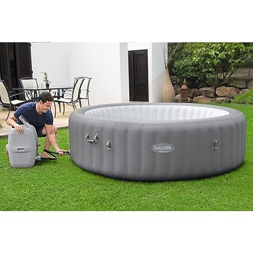 Bestway SaluSpa Grenada AirJet Inflatable Hot Tub Gray