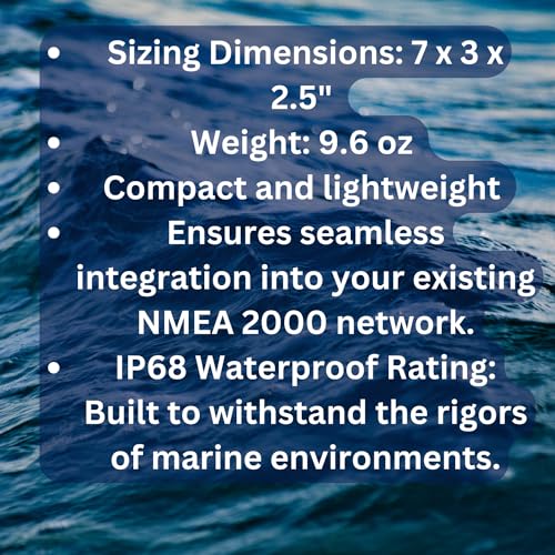 Smart Marine NMEA 2000 T-Connector for Garmin Lowrance Simrad B&G Navico Maretron Networks, IP68 Waterproof (100-Pack)