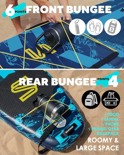 Skatinger 11'6×35" Super Wide Inflatable Stand Up Paddle Board Blue