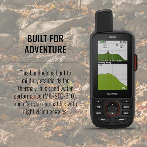 Garmin GPSMAP 67i Rugged Hiking GPS Black