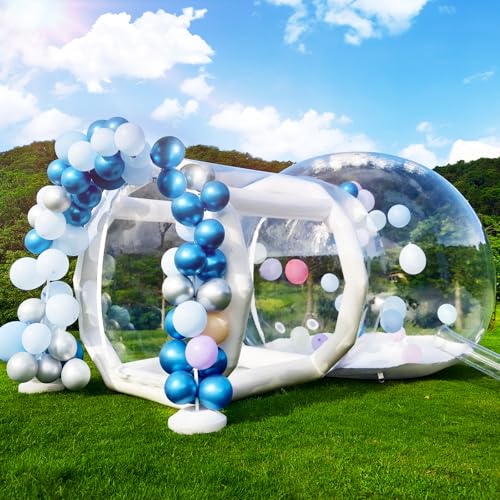 Yorkgargen Inflatable Bubble House 10ft Clear Dome Tent White