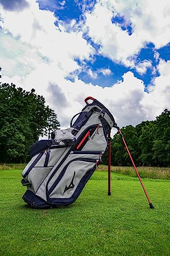 Mizuno BR-DX 14-Way Hybrid Stand Bag Heathered Grey-Navy