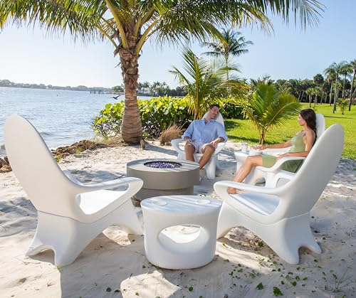 REZVANI FURNITURE STUDIO Tenjam Woosah Adirondack Chair Set for Pool Tanning Ledge - Made to Order