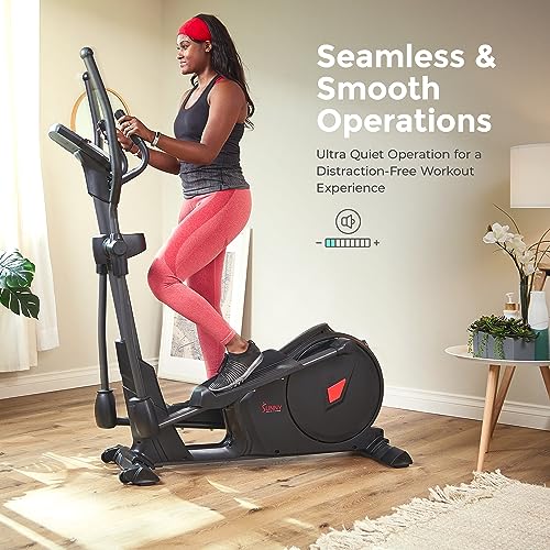 Sunny Health & Fitness Elliptical Cross Trainer Exercise Machine Black