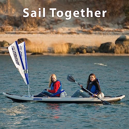 Sea Eagle 385FT Fasttrack Inflatable 12'6" Touring Kayak Blue/White