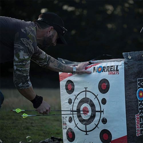 Morrell Keep Hammering Crossbow Archery Bag Target 54 lb 4 Pack White