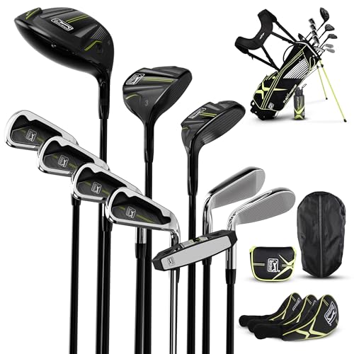 PGA TOUR P1 Extreme 16-Piece Junior Golf Club Set Green/Black