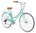 FIRTH SPORTS Nadine SE Women's Aluminum Step-Thru City Bike Green
