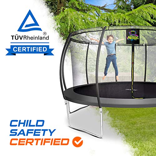 Moxie Girlz Machrus Trampoline with Enclosure Charcoal