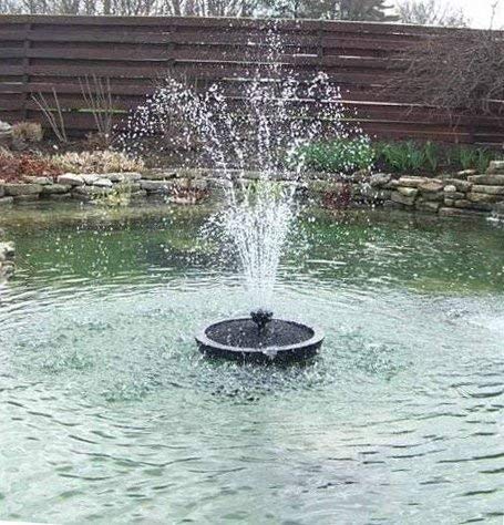 Custom Pro 5200 Floating Pond Fountain Aerator with 5200 GPH Pump and LED Lights Red