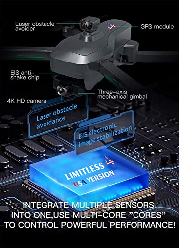 Drone-Clone Xperts Drone X Pro LIMITLESS 4 GPS 4K UHD Camera Drone with EVO Obstacle Avoidance