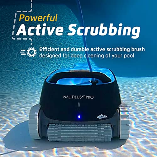 Dolphin Nautilus CC Pro Wi-Fi Robotic Pool Vacuum Cleaner Black