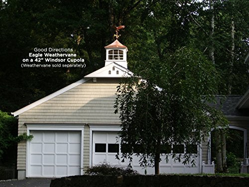 Good Directions Windsor Vinyl Cupola with Copper Roof 54" x 82" White