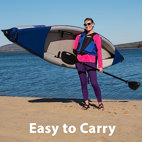 Sea Eagle Razorlite 393rl Inflatable Kayak Pro Carbon Solo Package Blue/White