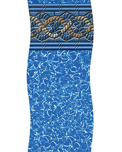 Swim Central Oval Uni Bead Above Ground Pool Liner 15' x 30' Blue