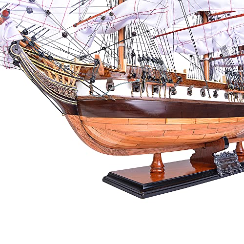 Old Modern Handicrafts USS Constellation Ship Model Red